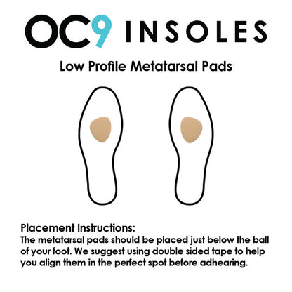 Low Profile Metatarsal Pads